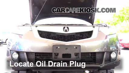 2009 Acura TSX 2.4L 4 Cyl. Oil Change Oil and Oil Filter